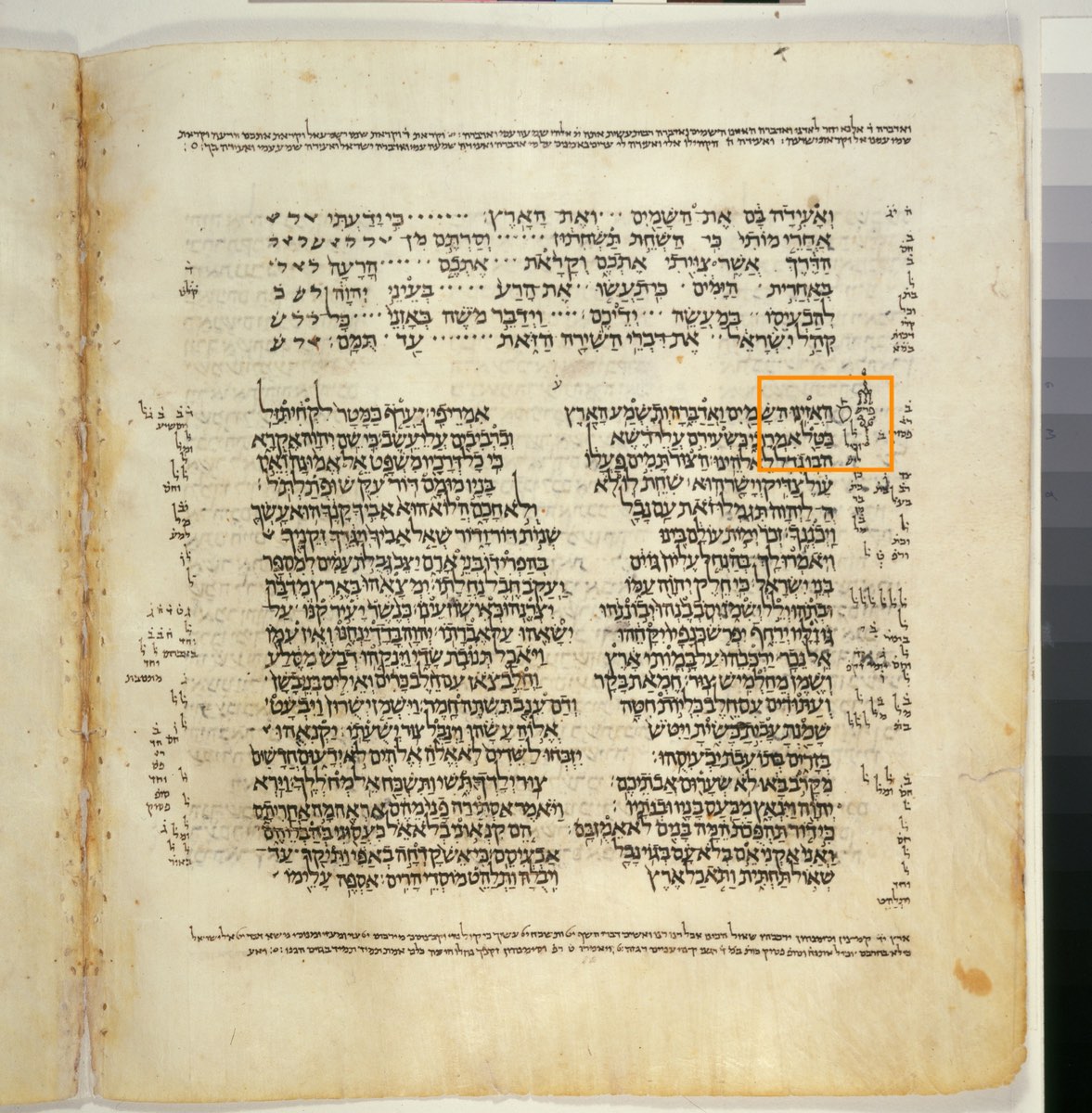 The Twin Columns of Haazinu — Deuteronomy 32:1–43 in the Leningrad Codex