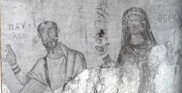 Grotto of St Paul and the Thecla Fresco, Ephesus