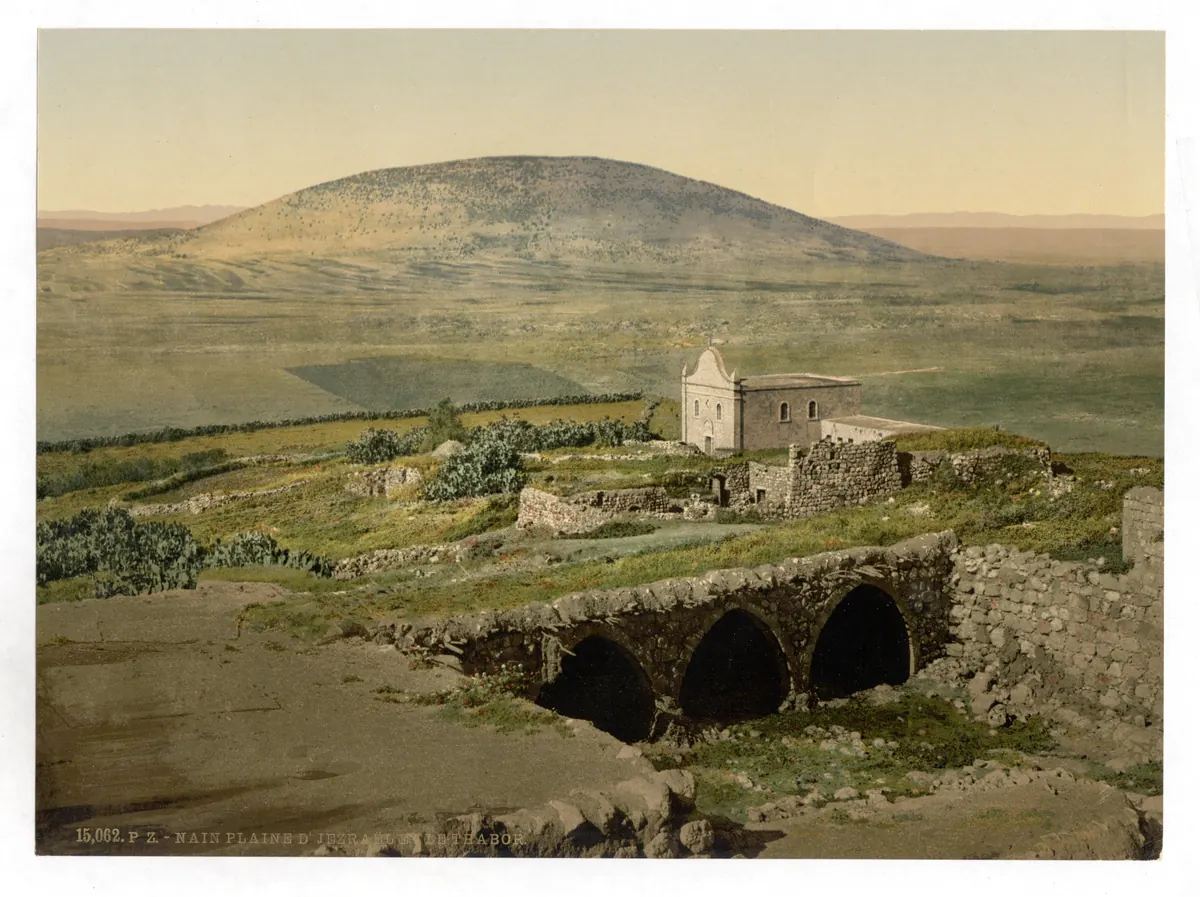 Small stone chapel in the village of Nein below Mount Moreh
